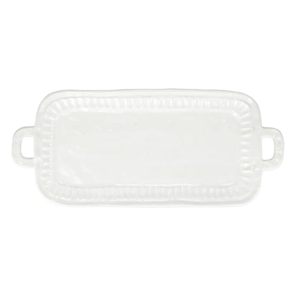 Pietra Serena Handled Rectangular Platter