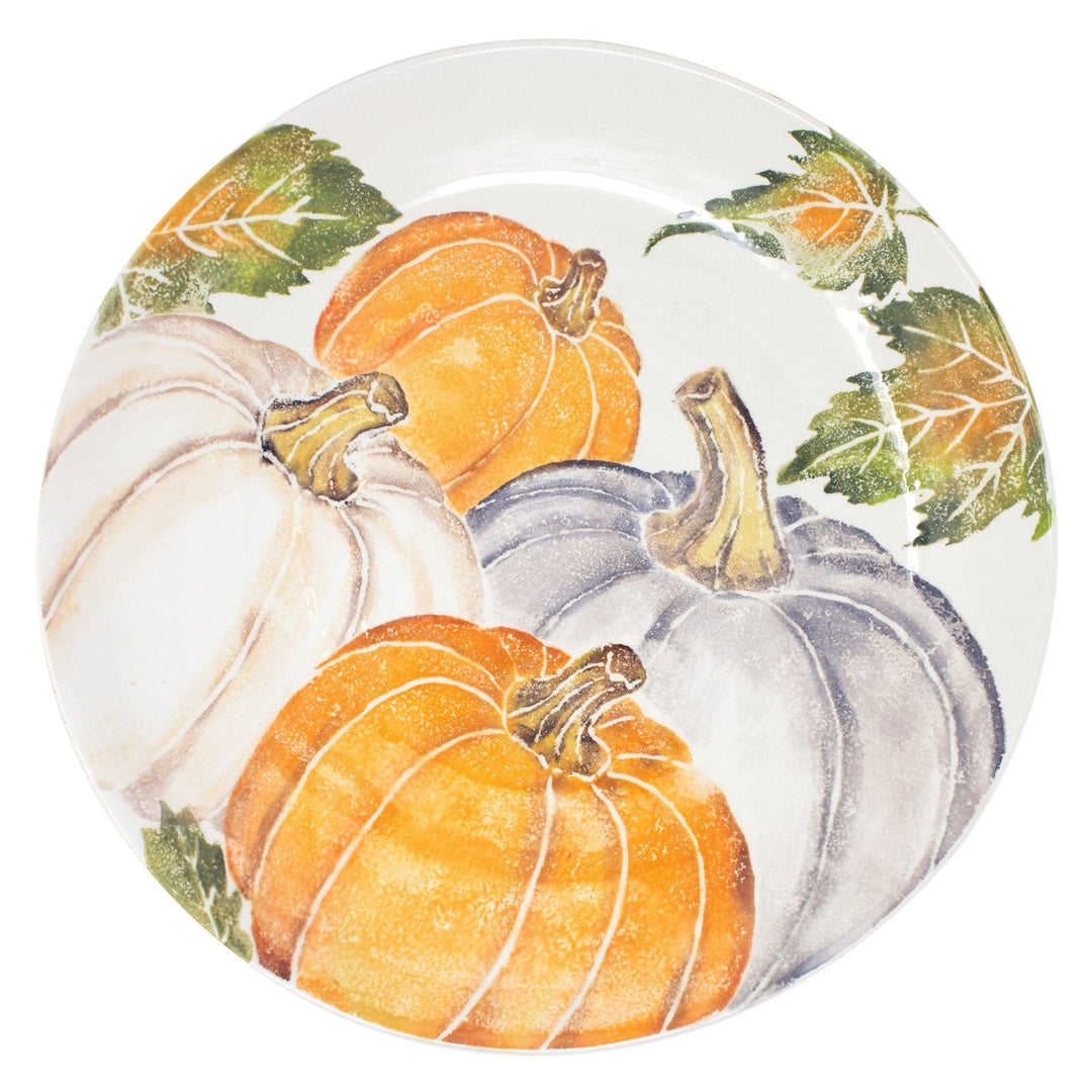 Pumpkins Large Serving Bowl w/ Assorted Pumpkins by VIETRI