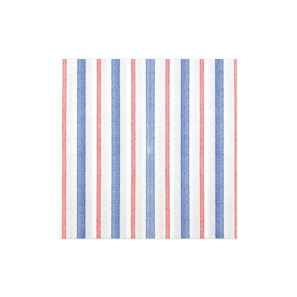 Papersoft Napkins Americana Stripe Dinner Napkins (Pack of 50) by VIETRI