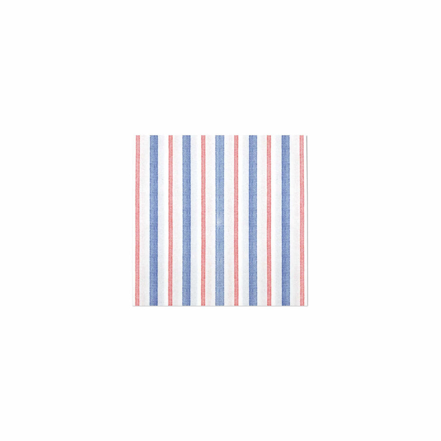 Papersoft Napkins Americana Stripe Cocktail Napkins (Pack of 20) by VIETRI