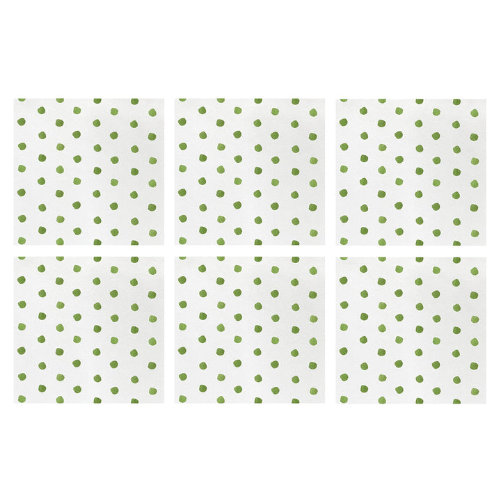 Papersoft Napkins Dot Cocktail Napkins (Pack of 20) - Set of 6