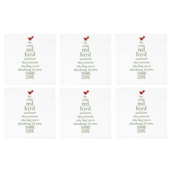 Papersoft Napkins Holiday Tree Cocktail Napkins (Pack of 20) - Set of 6