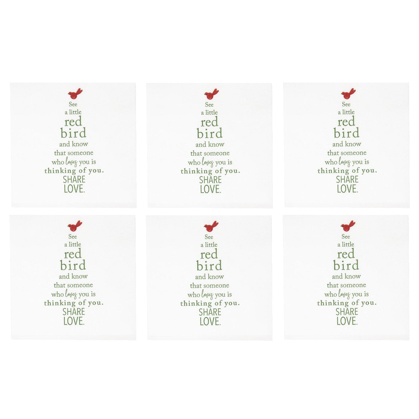 Papersoft Napkins Holiday Tree Cocktail Napkins (Pack of 20) - Set of 6