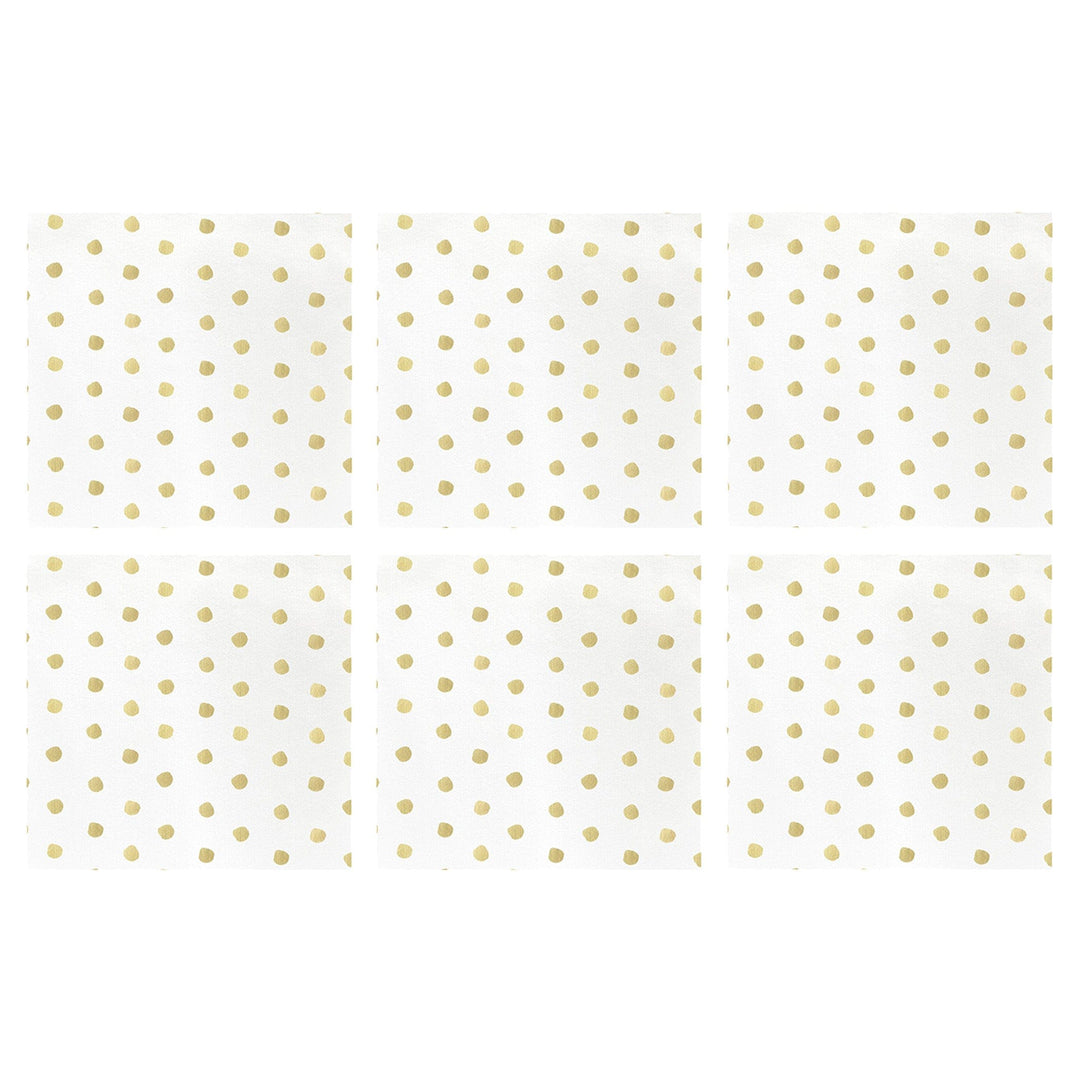 Papersoft Napkins Dot Cocktail Napkins (Pack of 20) - Set of 6