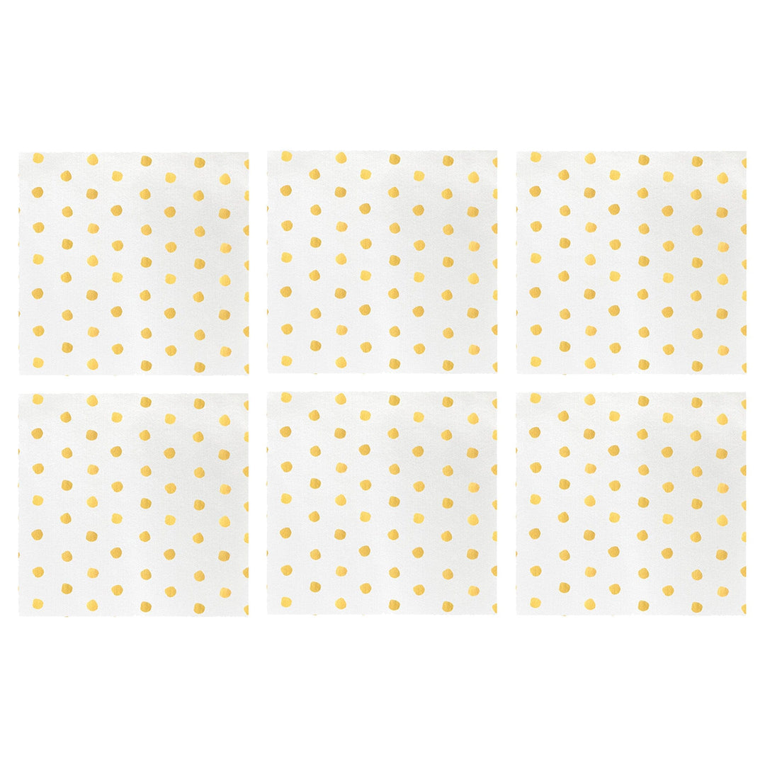 Papersoft Napkins Dot Cocktail Napkins (Pack of 20) - Set of 6