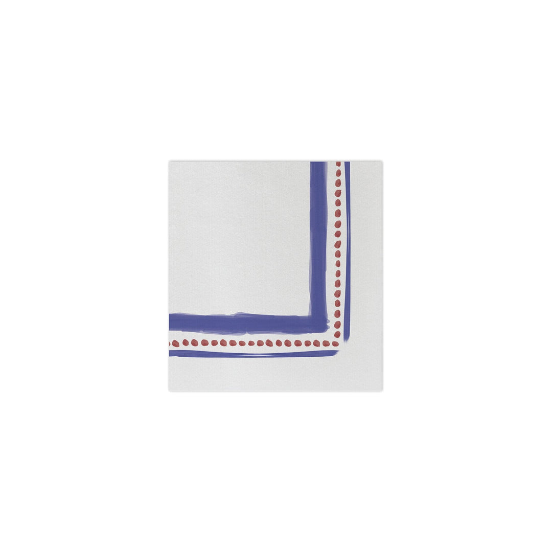 Papersoft Napkins Campagna Blue Cocktail Napkins (Pack of 20)