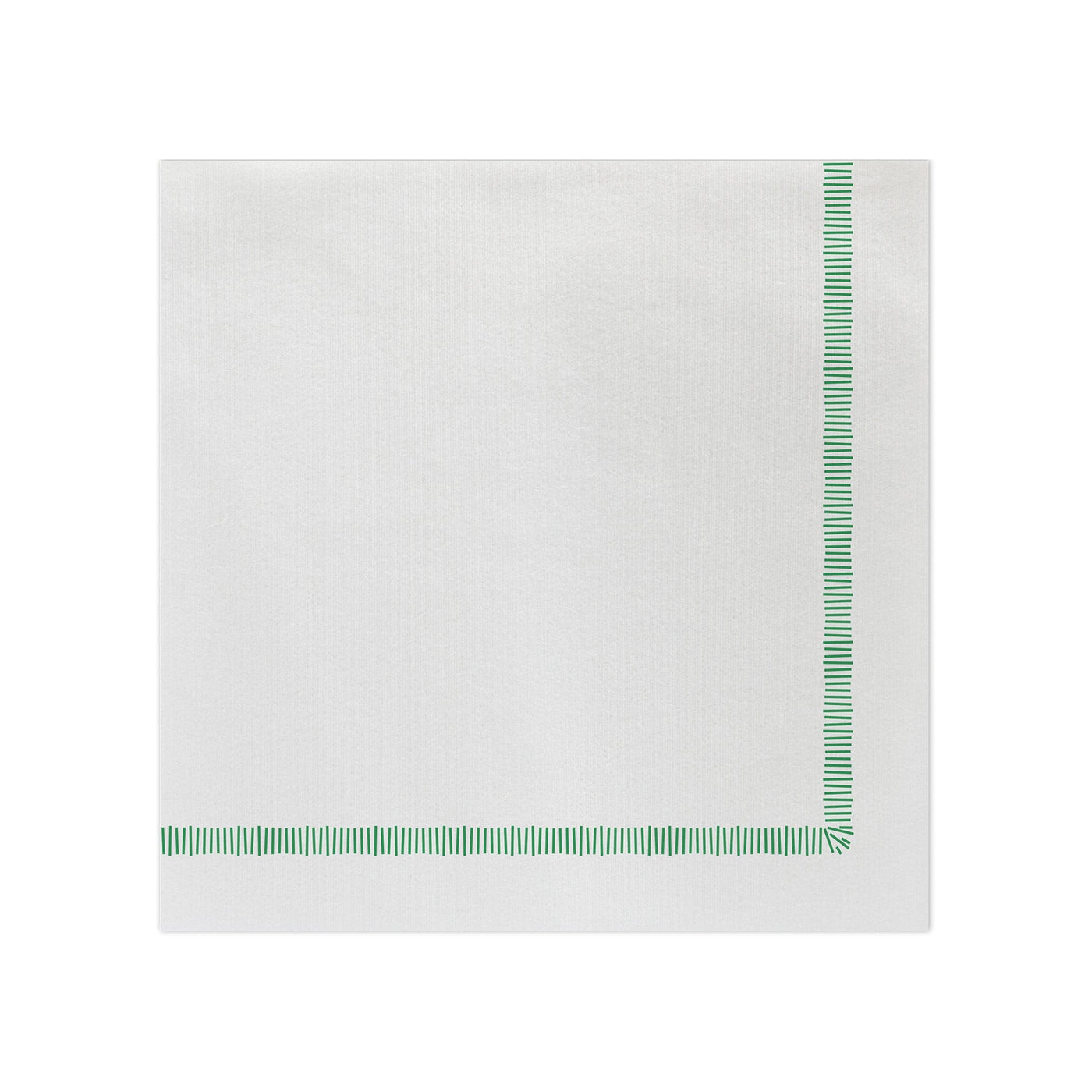 Papersoft Napkins Fringe Green Dinner Napkins (Pack of 20)