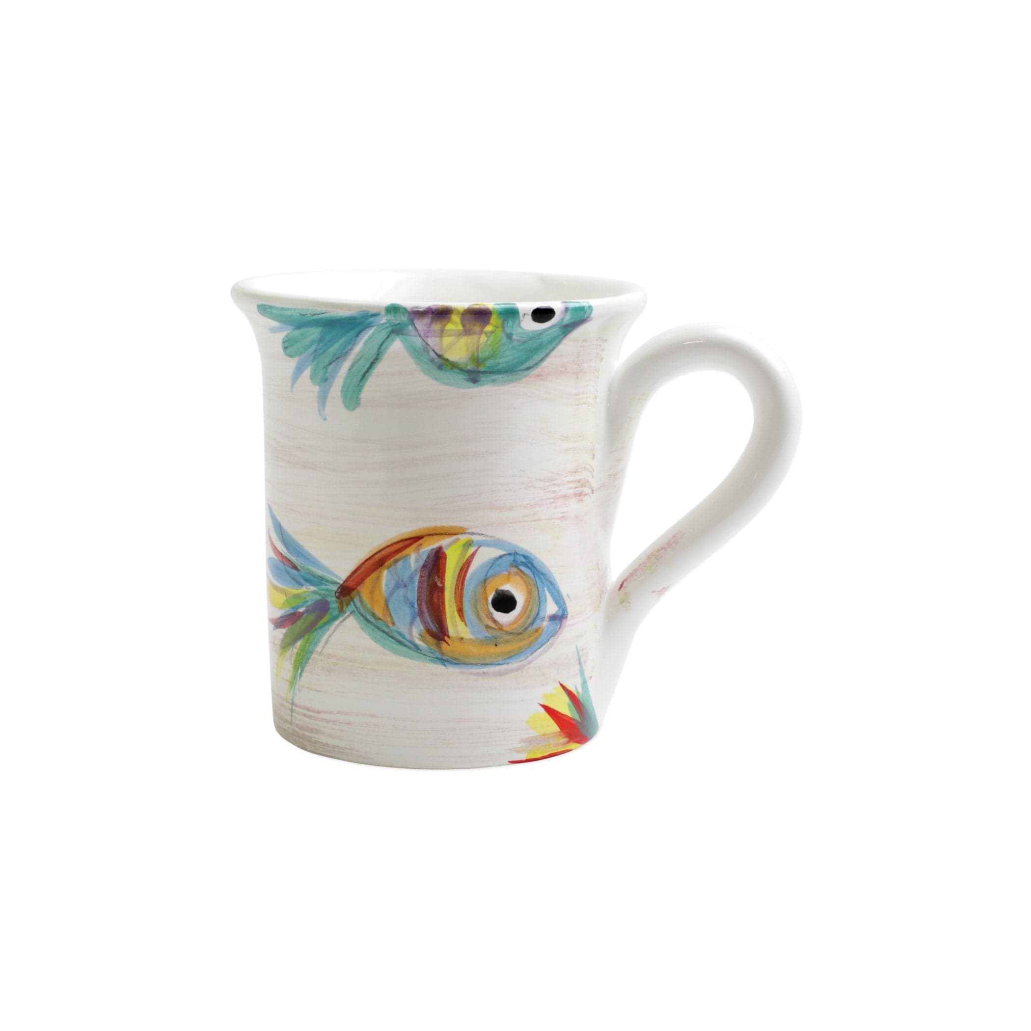 Painted Fish shops enamel ware mugs