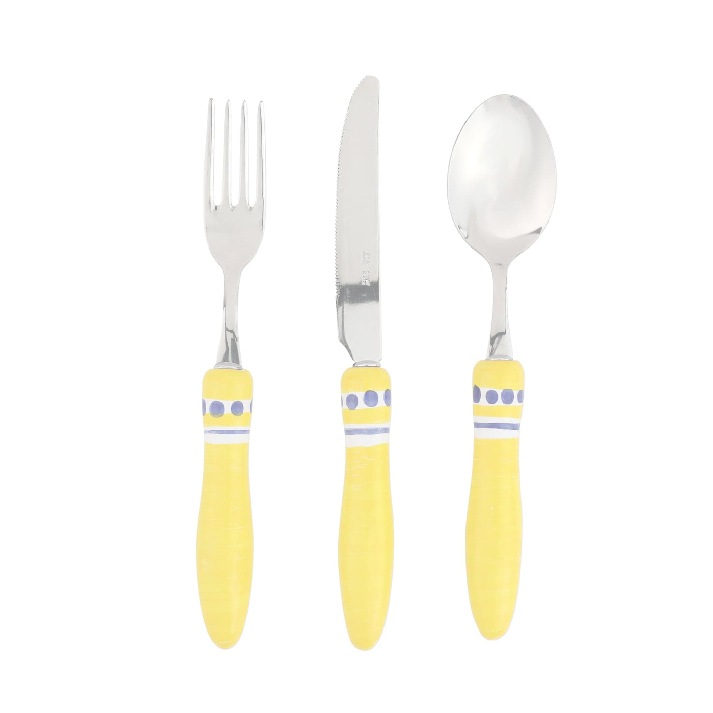 Positano Yellow Three-Piece Place Setting