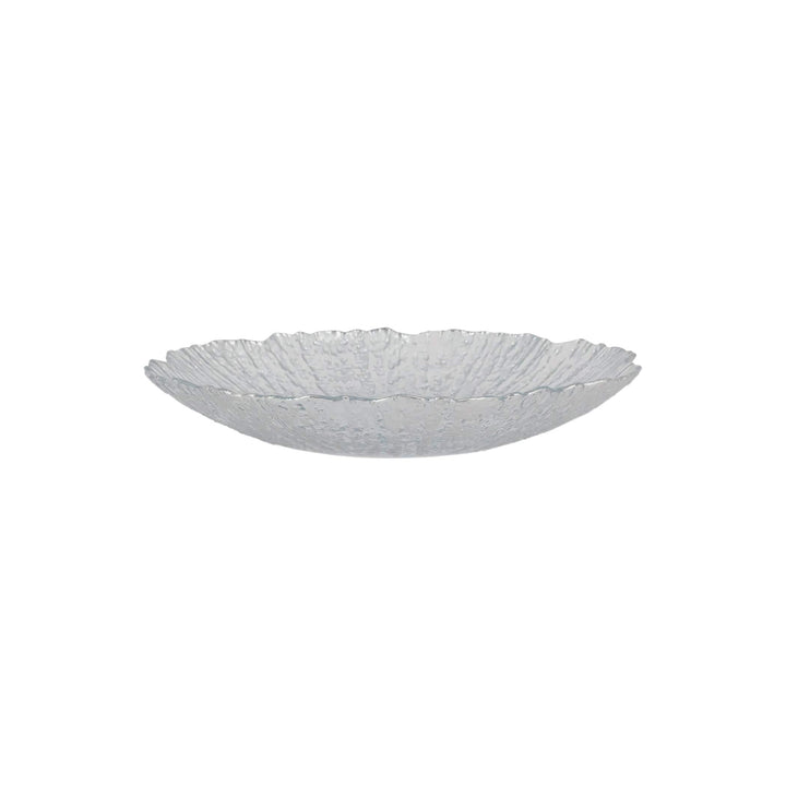 Rufolo Glass Platinum Small Shallow Bowl