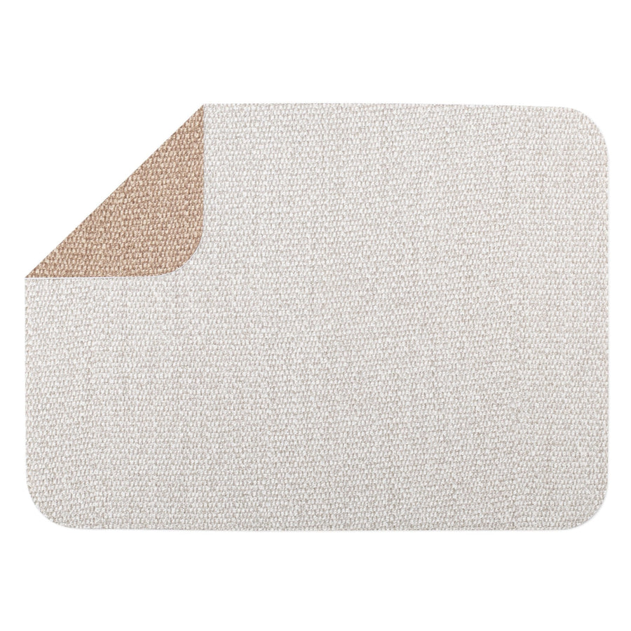 Reversible Placemats Light Gray/Brown Rectangular Placemat by VIETRI