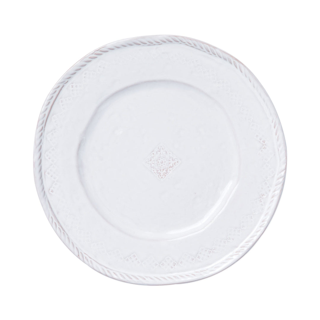 Bellezza Stone White Dinner Plate by VIETRI