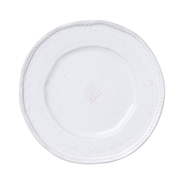 Bellezza Stone White Dinner Plate by VIETRI