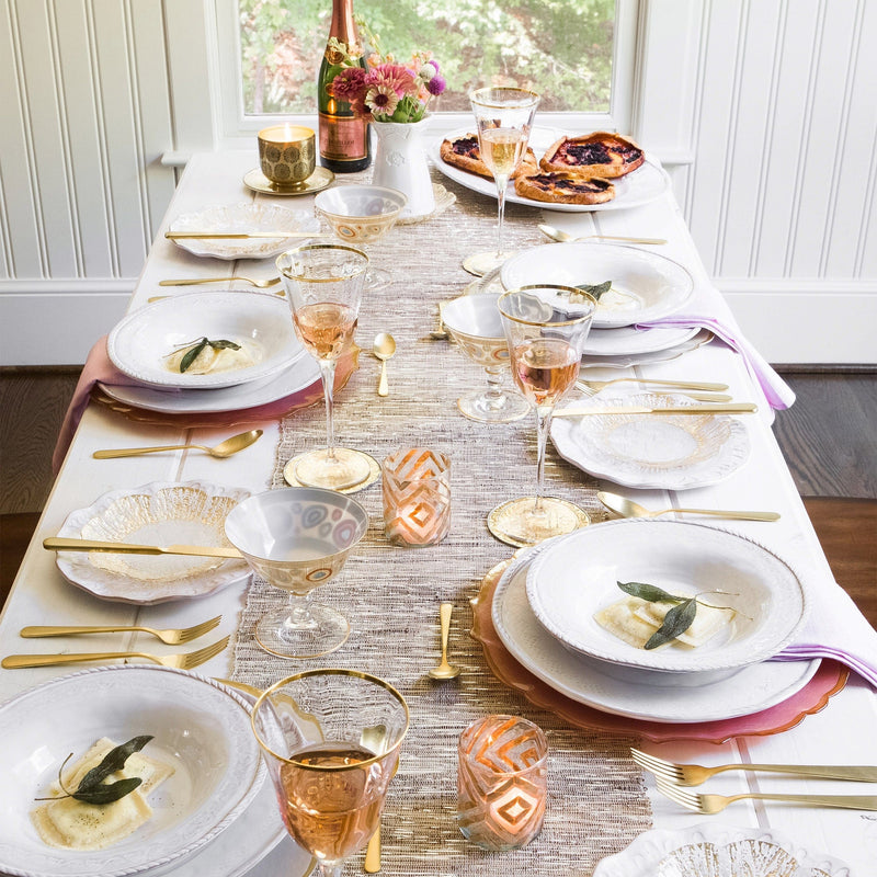 Bellezza Stone White Salad Plate