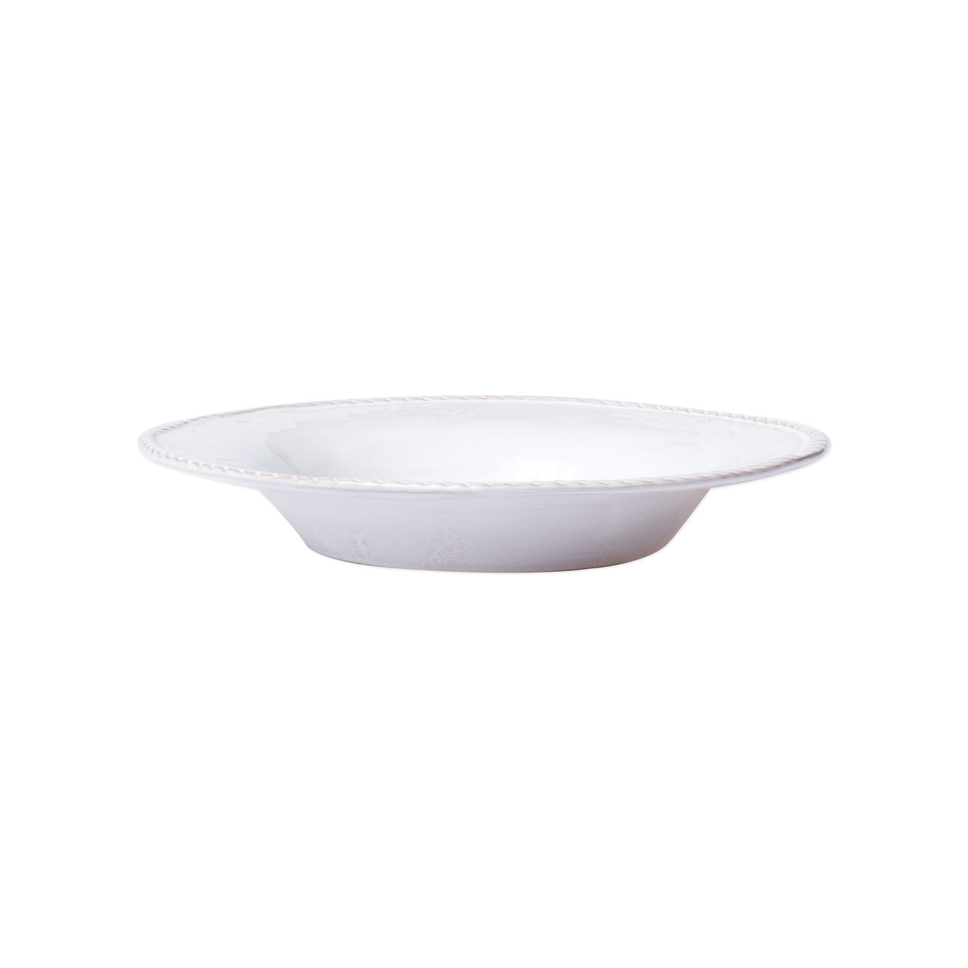 Bellezza Stone White Pasta Bowl by VIETRI