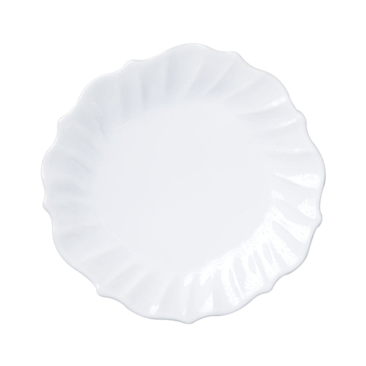 Incanto Stone Ruffle Dinner Plate by VIETRI