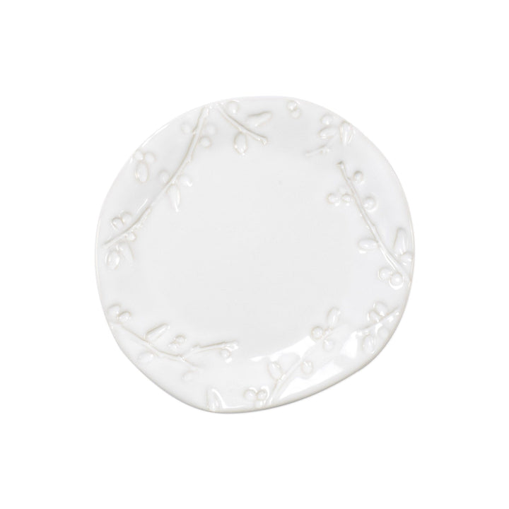 Incanto Stone White Assorted Canape Plates - Set of 4 by VIETRI