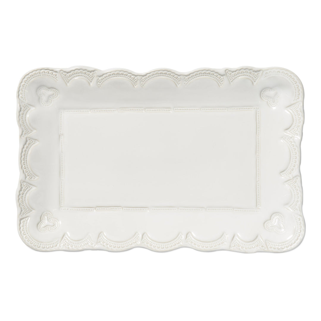 Incanto Stone Lace Small Rectangular Platter by VIETRI