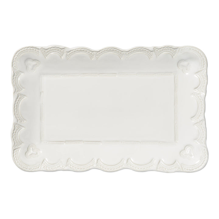 Incanto Stone Lace Small Rectangular Platter by VIETRI