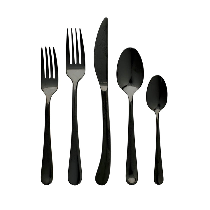 Settimocielo Nero Five-Piece Place Setting