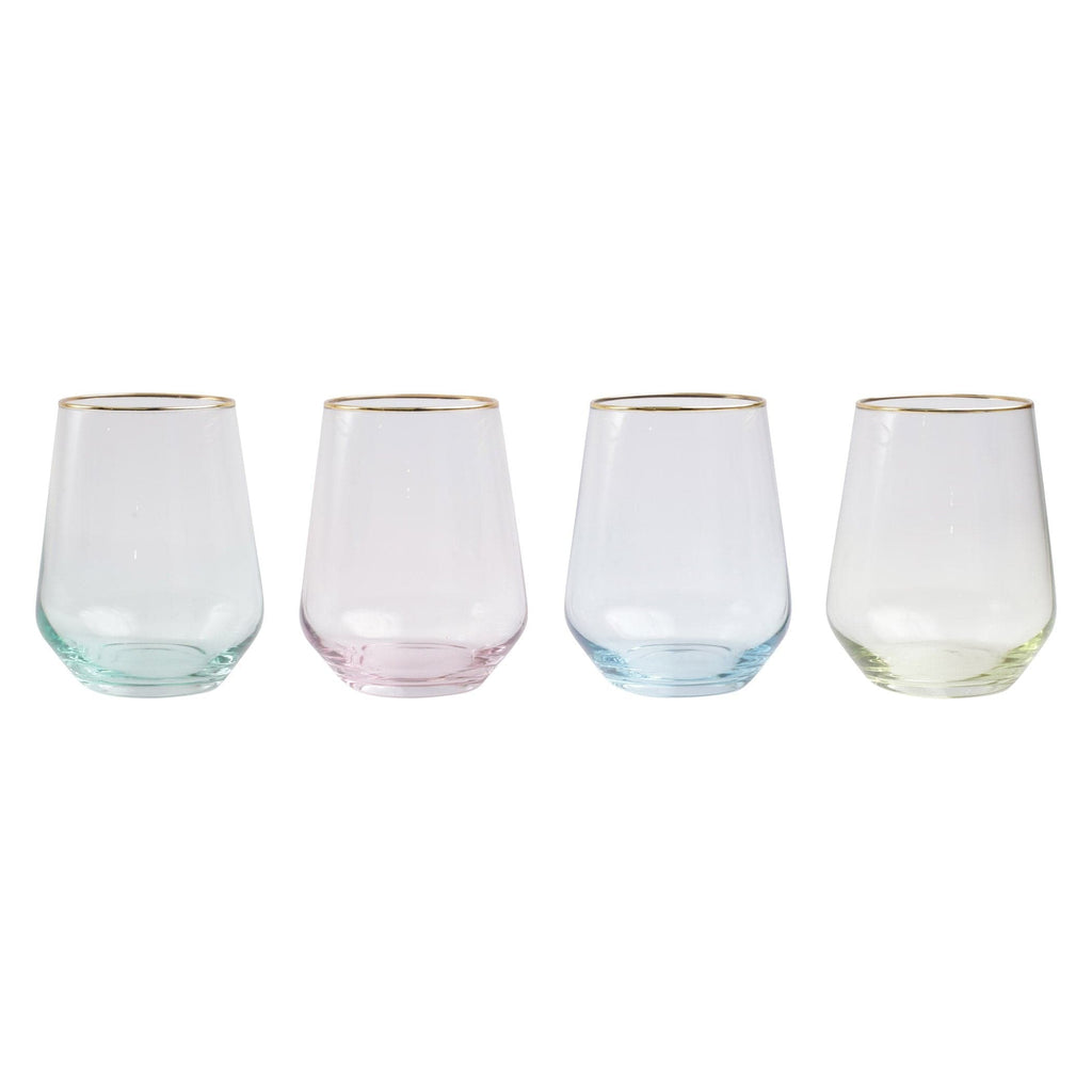 Waterford Stemless Wine Glasses, Set of 4