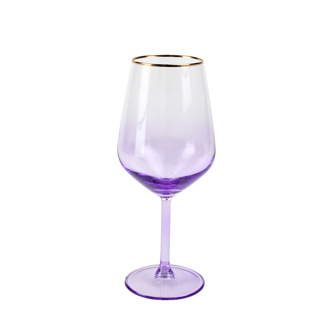 Rainbow Wine Glass