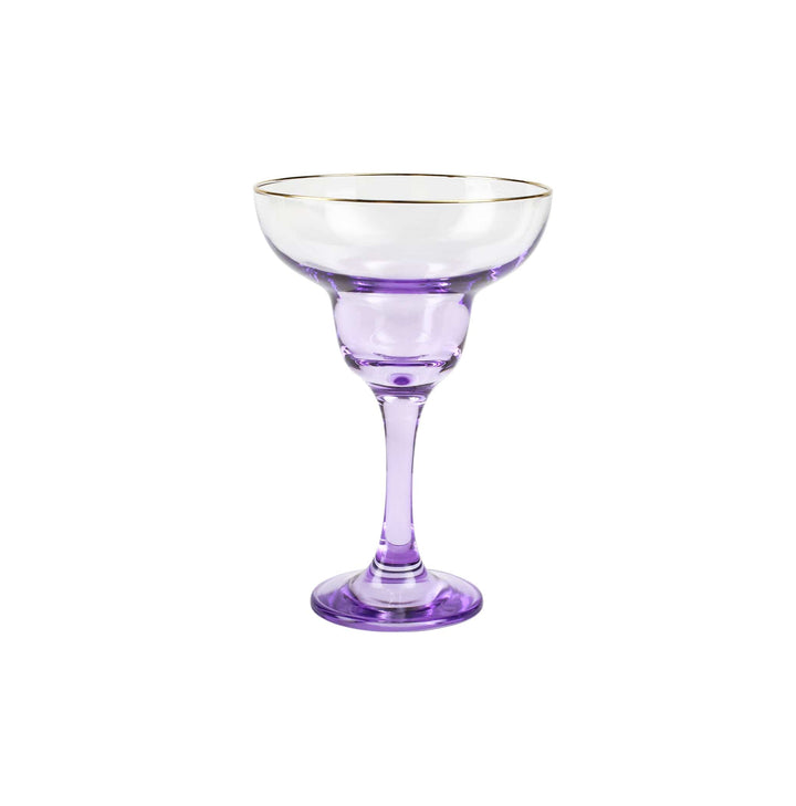 Rainbow Amethyst Margarita Glass