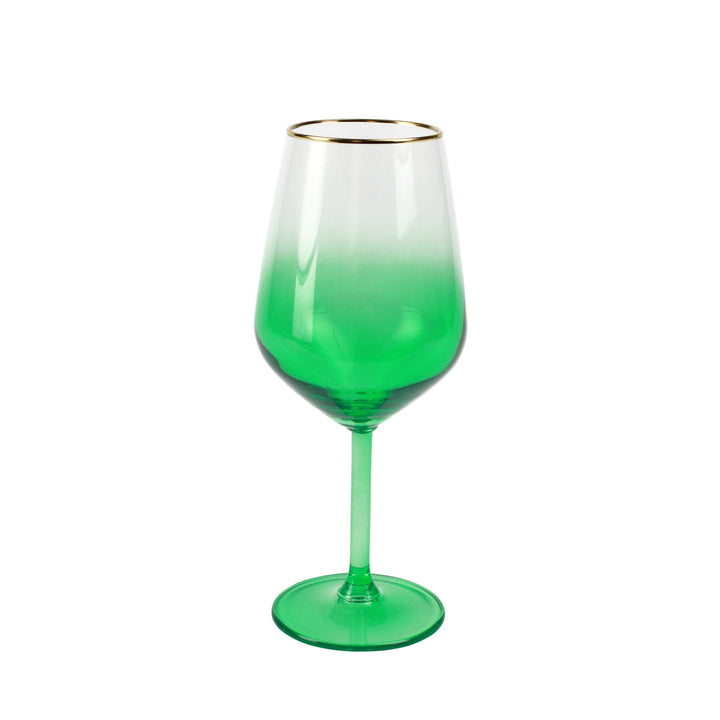 Rainbow Wine Glass