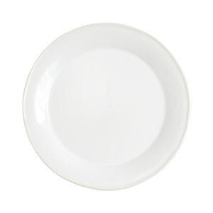 Chroma White Dinner Plate by VIETRI