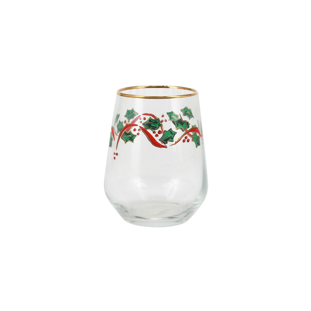 Holly Stemless Wine Glass