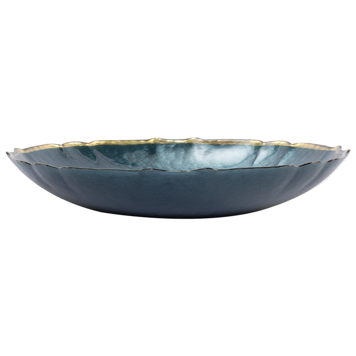 Baroque Glass Large Bowl