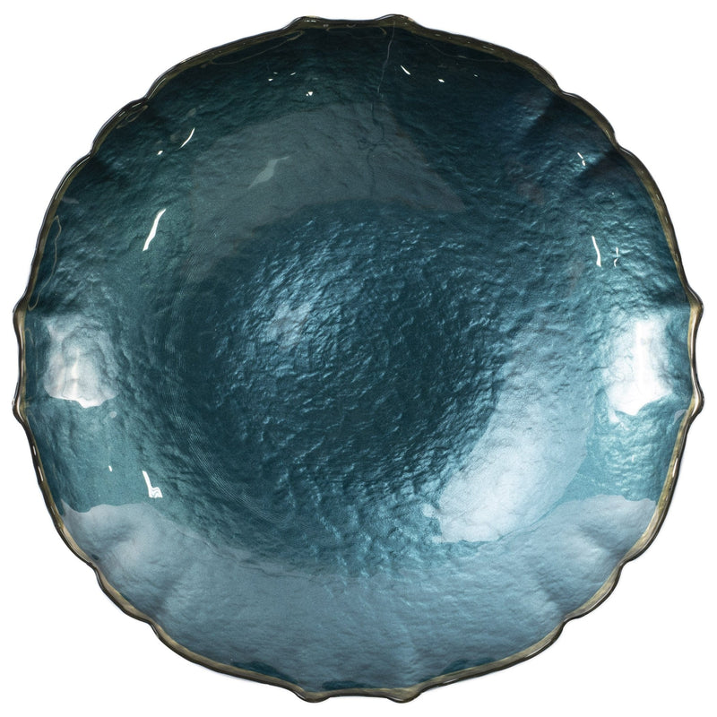 Baroque Glass Large Bowl