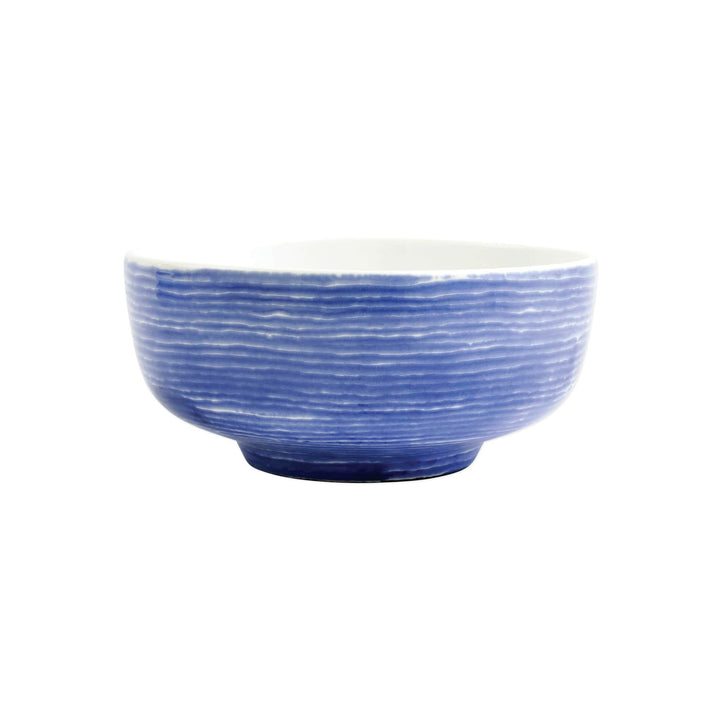 Santorini Stripe Medium Footed Serving Bowl by VIETRI