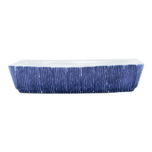 Santorini Stripe Rectangular Baker by VIETRI