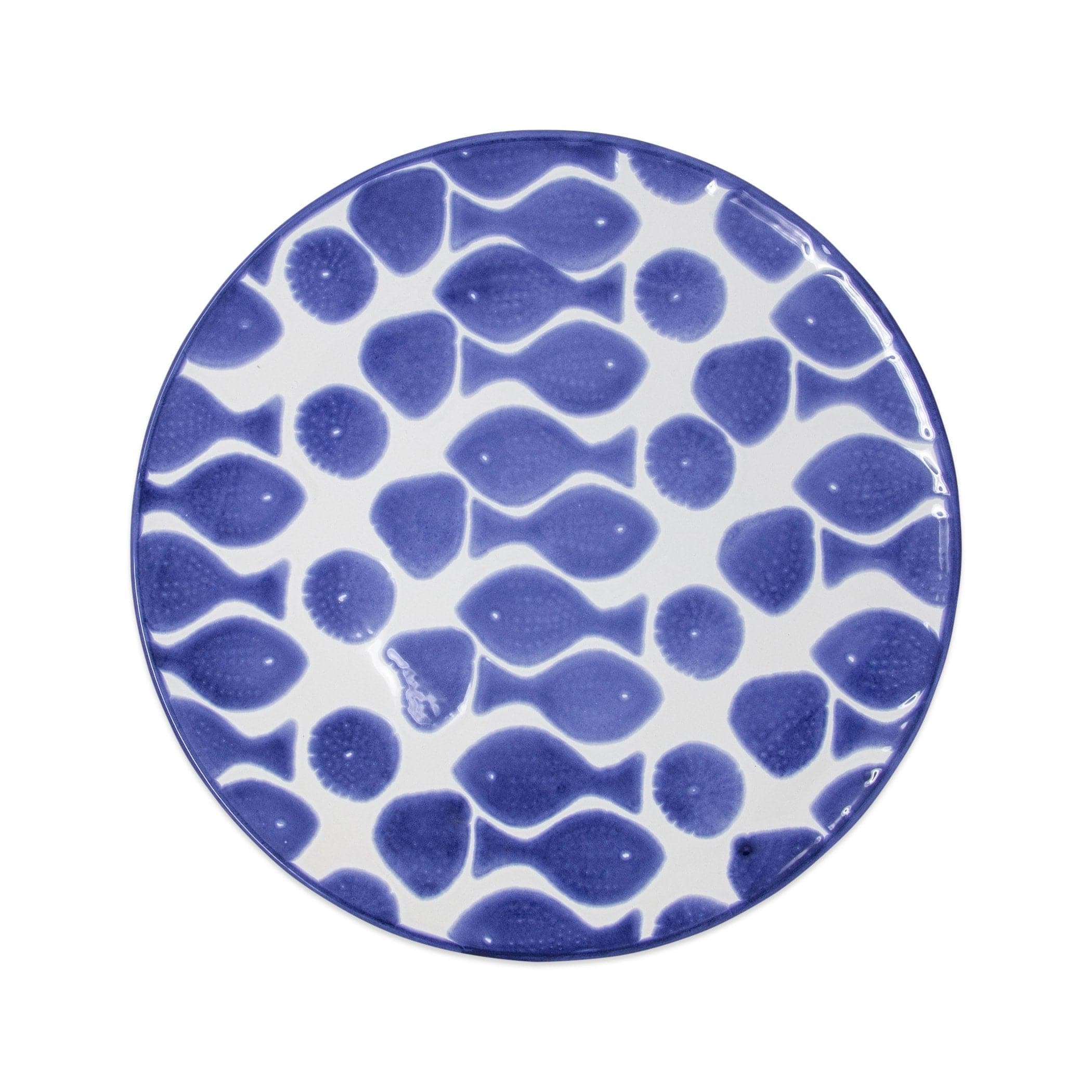 Santorini Fish Dinner Plate – VIETRI