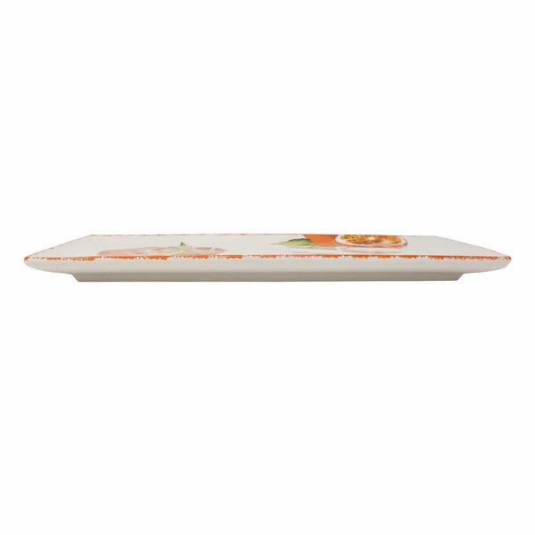 Orange Rectangular Platter