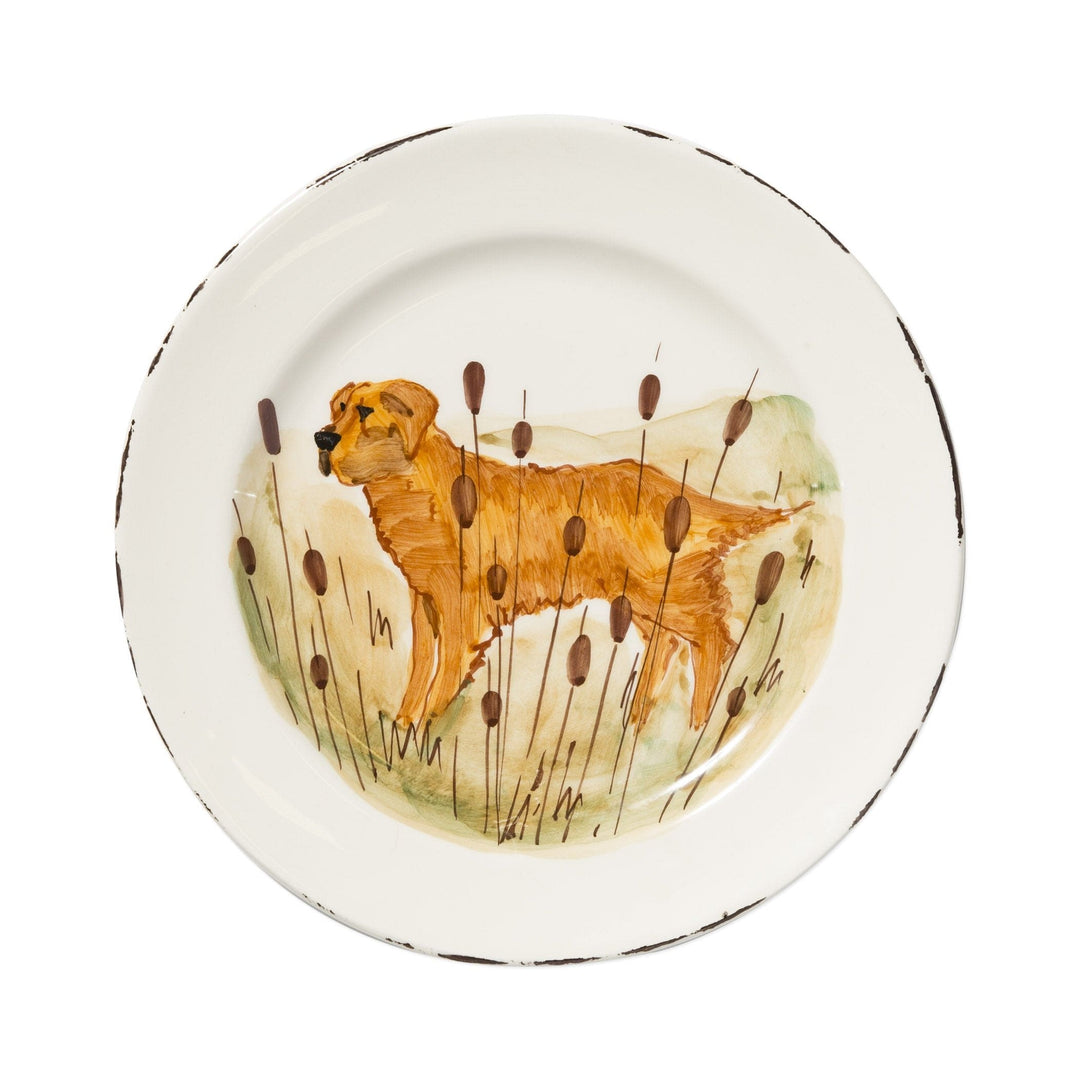 Wildlife Hunting Dog Dinner Plate by VIETRI