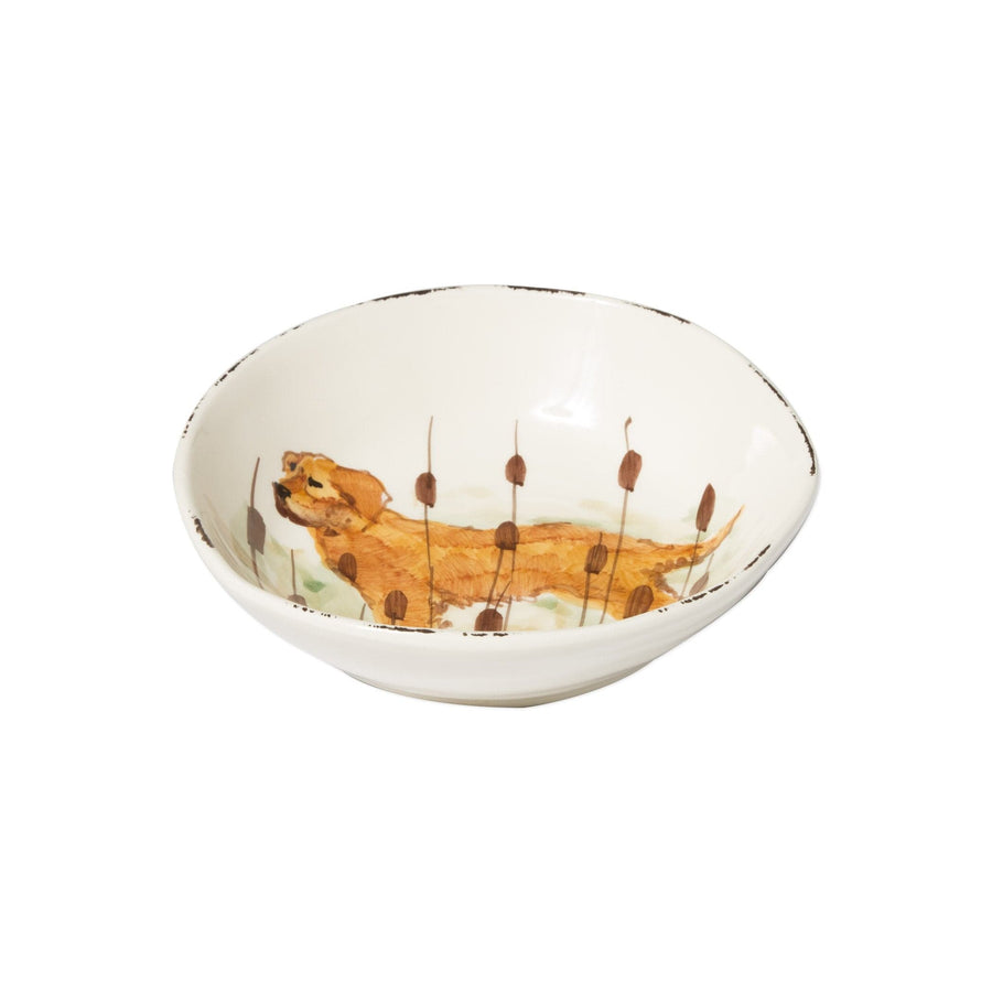 Wildlife Hunting Dog Pasta Bowl by VIETRI