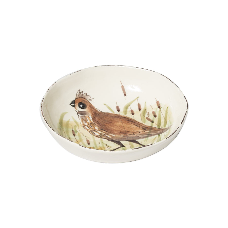 Wildlife Quail Pasta Bowl by VIETRI