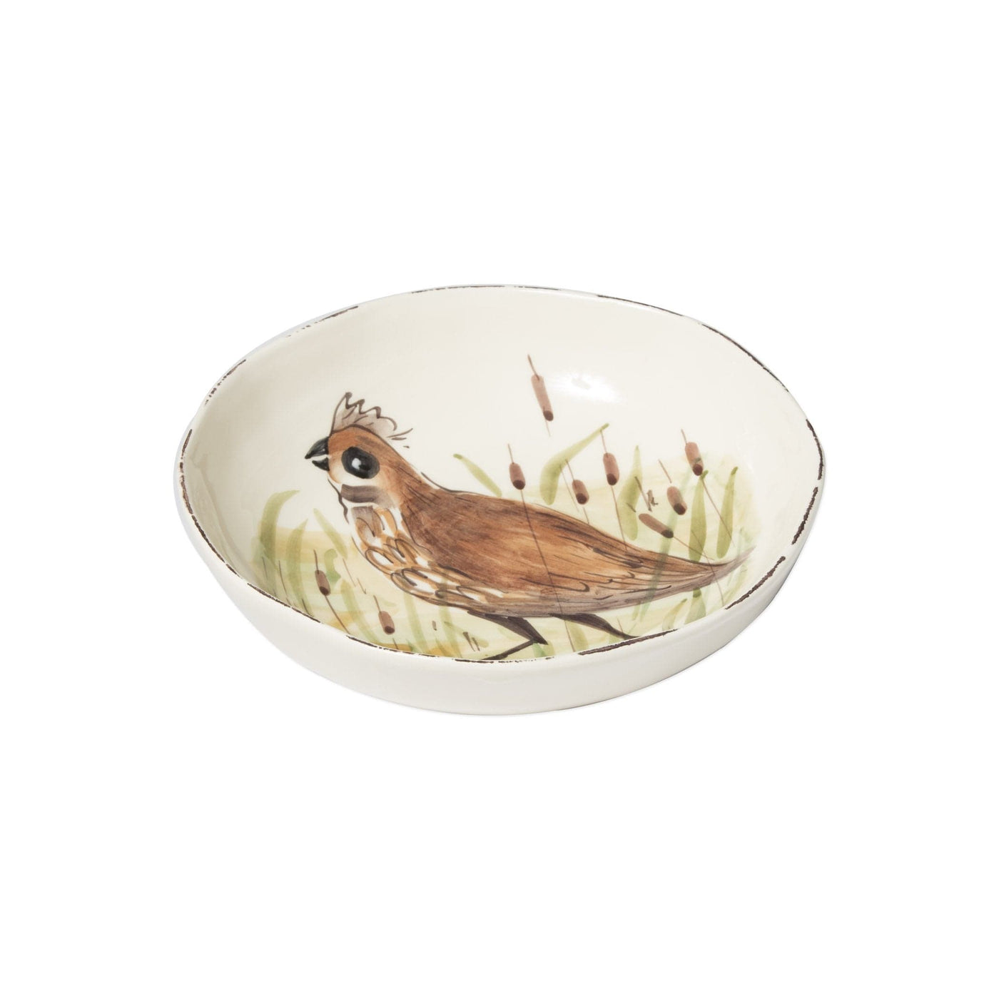 Wildlife Quail Pasta Bowl by VIETRI