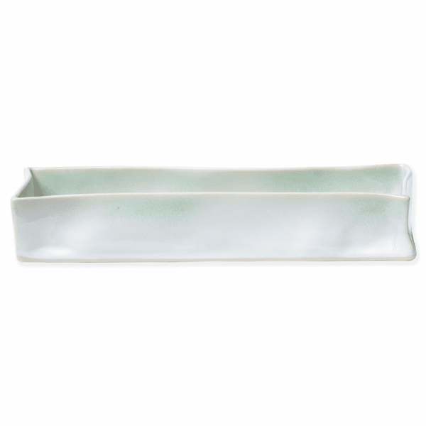 Bath Essentials Aqua Rectangular Tray