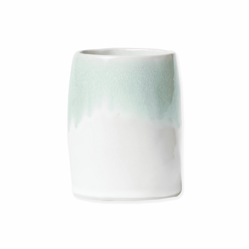 Bath Essentials Aqua Round Vase