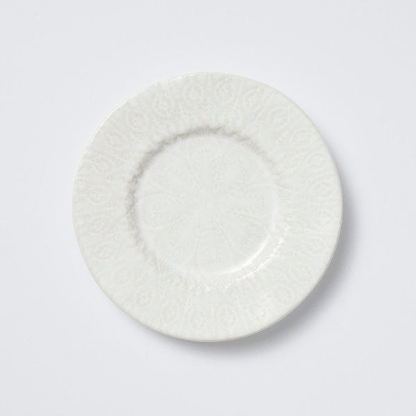 Lace White Salad Plate